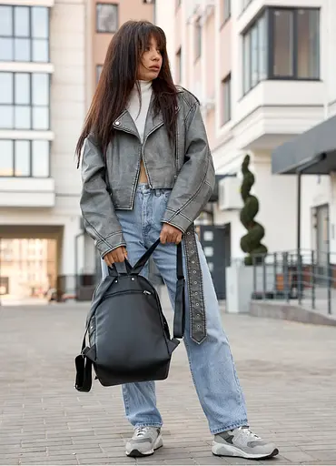 Женский рюкзак Sambag Dali BPTe черный 35 х 25 х 12 см (15378001e) - фото 7