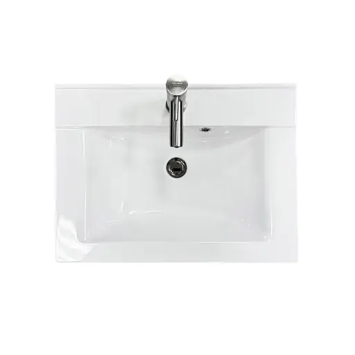 Раковина накладна Adamant QUANTO 60, прямокутна з сифоном Click-Clack + змішувач (4824296208001) - фото 4