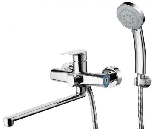 Змішувач для ванни Udis FOB7-A134 одноважільний з душовим набором Хром 30412 - фото 1