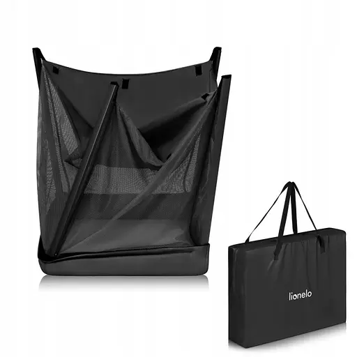 Манеж-кроватка 3 в 1 Lionelo Alice Black (LO-ALICE BLACK) - фото 6