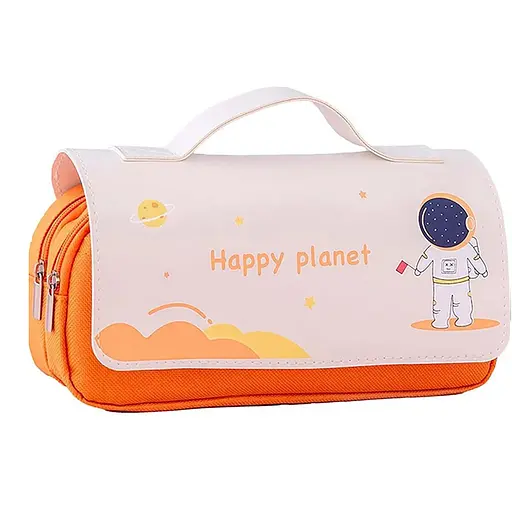 Пенал Happy Planet, 20.5x5.5x7 см, з ручкою, 0204P (В асортименті) - фото 4