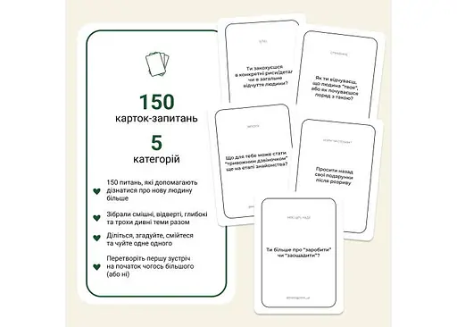 Настольная игра Memogames Между нами: познакомимся (укр.) (0037) - фото 3