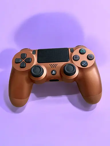 Оригинальный джойстик Sony Dualshock 4 коричневого цвета - фото 4