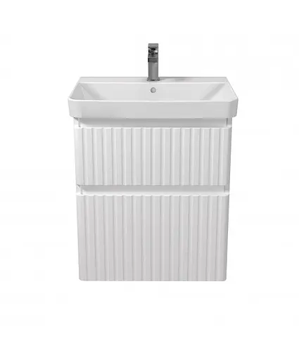 Тумба Мойдодир Fluffy 60-U з умивальником Vivace 60 Білий матовий - фото 6