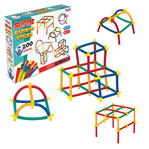 Конструктор-соломинки Dede Спортмайданчик 200 елементів (3461) - фото 2