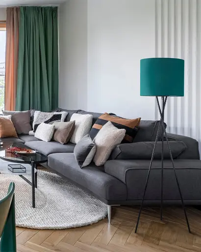 Торшер Goldlux 331380 Tekla E27 1x20W IP20 Зелений - фото 2