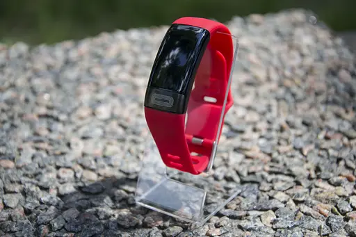 Розумний фітнес браслет Jiks Fit lite з тонометром і ЕКГ (Червоний) - фото 3