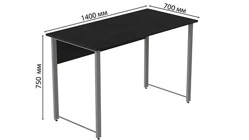 Компьютерный стол Курт 75x140x70 серый ДСП Сосна Кембра 32мм FRD-101886 - фото 3