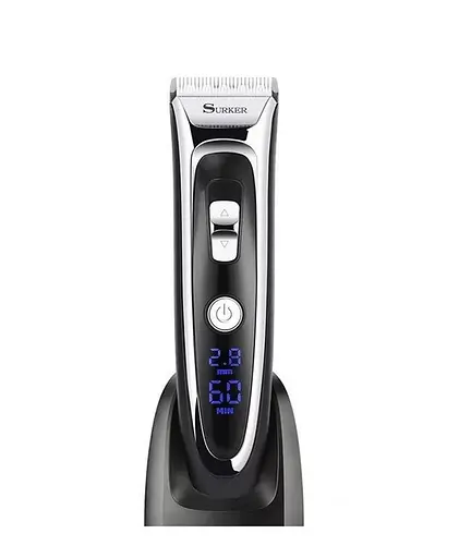 Машинка для стрижки волосся Surker RFC-688B із LCD дисплеєм - фото 2