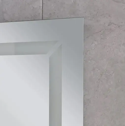 Дзеркало Mixxus Light MR01-70x50 (годинник, LED-підсвічування, антизапотівання) (MI6000) - фото 2