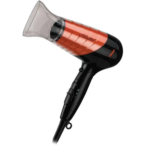 Маленький дорожній міні фен Maestro MR-211 для сушіння укладання волосся компактний електрофен 1800 Вт - фото 1