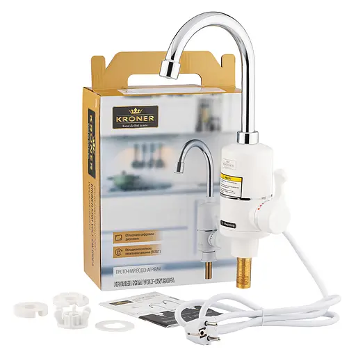 Проточный водонагреватель Kroner KRM Volt - CW190FA CV023244 - фото 6