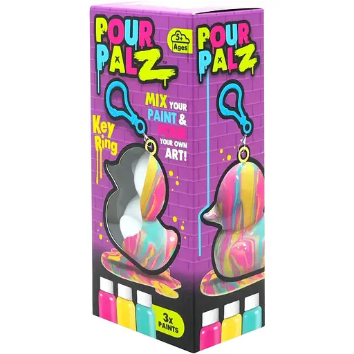 Набор для творчества ToyMonster Флюид Арт Брелок Утенок в ассортименте (GS-G26262) - фото 8