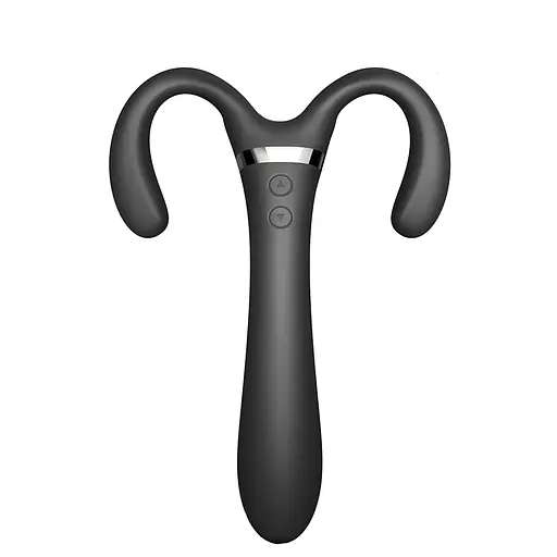 Гибкий универсальный вибратор Dorcel Infinite Joy 28.2 см черный - фото 7