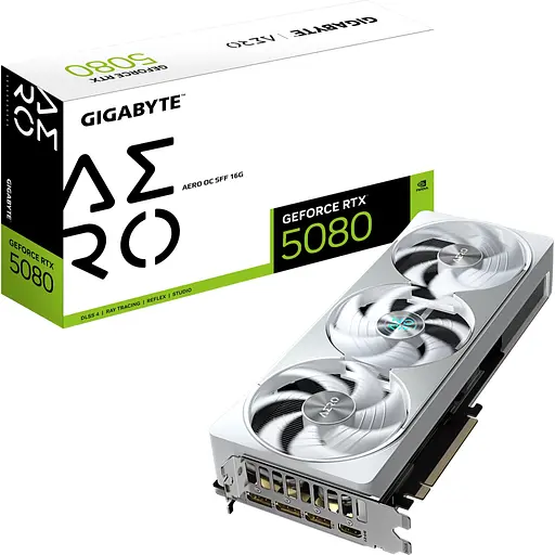 Видеокарта GIGABYTE GeForce RTX5080 16GB AERO OC SFF (GV-N5080AERO OC-16GD) - фото 10