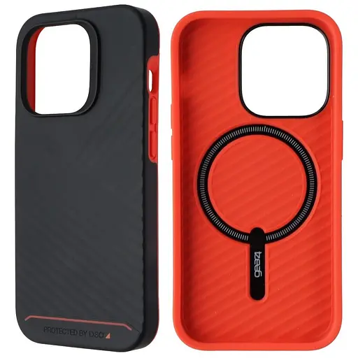 Оригінальний протиударний чохол ZAGG Gear4 Denali MagSafe для Iphone 14 Pro (6.1") Black Orange - фото 5