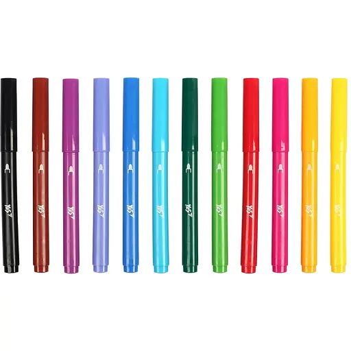 Фломастеры Yes Minecraft 12 цветов (650590) - фото 4