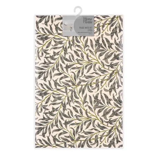Набор сервировочных салфеток Ardesto Leaves, 30х45см, 2 шт, 90% полиэстер, 10% хлопок (ART15LV) - фото 1