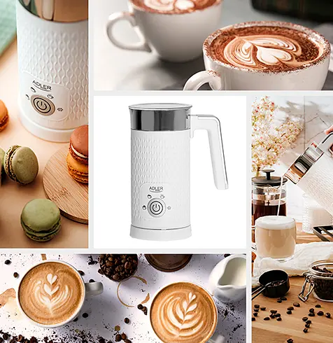 Вспениватель молока Adler AD 4494 white — вспенивание и подогрев (латте и капучино) - фото 10
