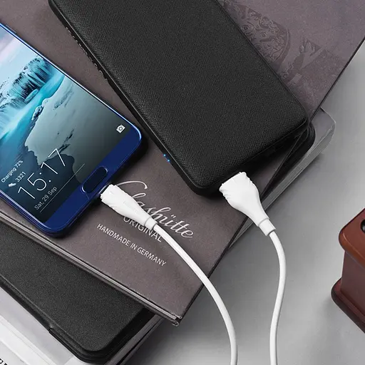 Кабель Borofone BX18 USB to Type-C 1 м белый - фото 1
