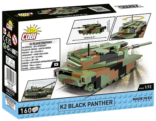 Конструктор COBI танк K2 Black Panther 3107 - фото 7