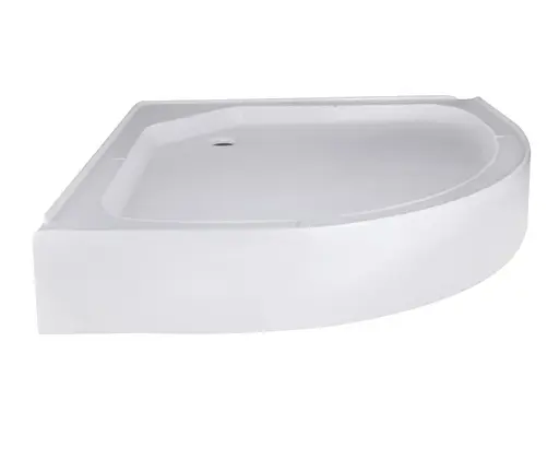 Набор Lidz Душевая кабина Latwa SC80x80.SAT.LOW.GR, полукруглая, стекло тонированное 4 мм + Душевой поддон Kapielka ST80x80x15 - фото 9