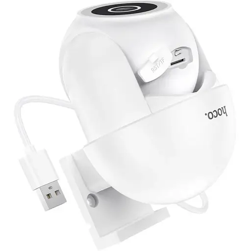 IP-камера для відеоспостереження Hoco D2 Outdoor PTZ HD White (611688) [143164] - фото 4