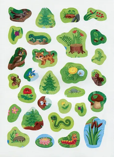 Повтори картинку. Ліс - фото 4