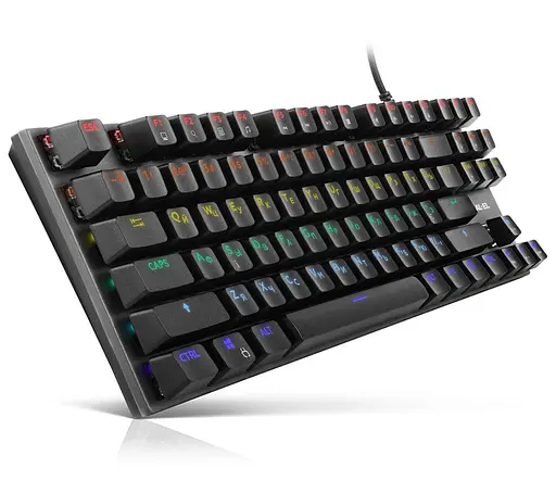 Клавиатура игровая механическая REAL-EL M5 USB RGB Black - фото 4