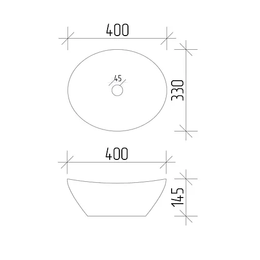 Умивальник VBI Parma white накладний VBI-011000, Білий - фото 7