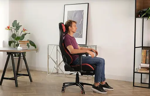 Геймерське крісло GT Racer чорне з червоним (X-5104 Black/Red) - фото 15