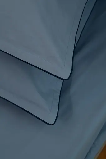 Комплект постільної білизни сімейний 2 х 155х215 см см варена бавовна White Dream Блакитно-сірий (2005/3) - фото 5