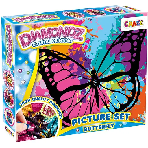 Набір для створення картини Craze Diamondz Метелик зі стразами (47798) - фото 1