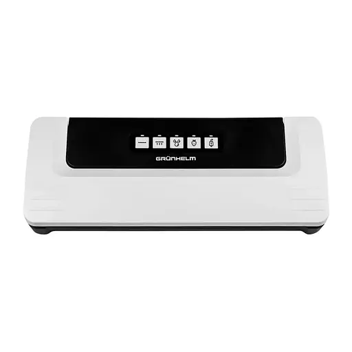 Бытовой вакууматор Grunhelm GV 100 BW 280 мм упаковщик для сухих влажных пищевых продуктов 125 Вт Белый - фото 1