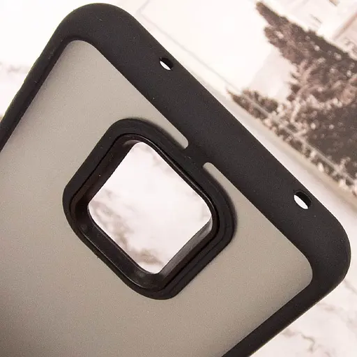 Чохол TPU+PC Lyon Frosted для Xiaomi Redmi Note 9s / Note 9 Pro / Note 9 Pro Max Black - фото 5
