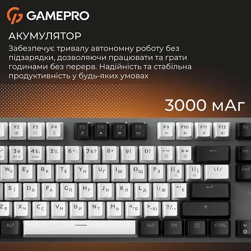 Клавіатура GamePro Genesis Joker Pro (MK124G) 87% Red switches (MK124G Pro) - фото 8