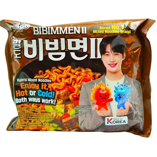 Локшина швидкого приготування Paldo 2 Bibimmen 130 г