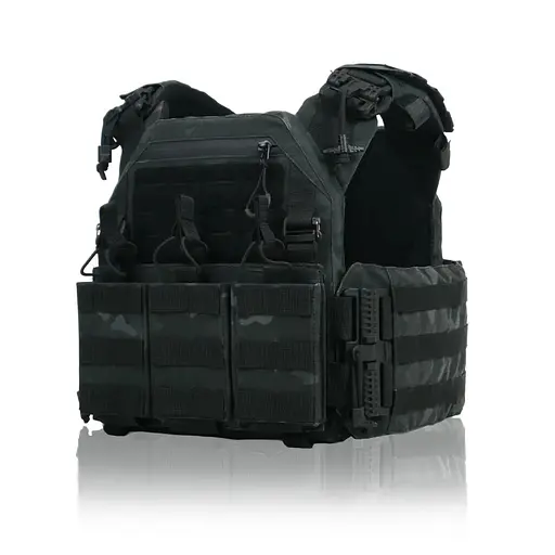 Плитоноска Kiborg GU gen.2 + 3 подсумка Black Multicam (1000-k77003) - фото 8