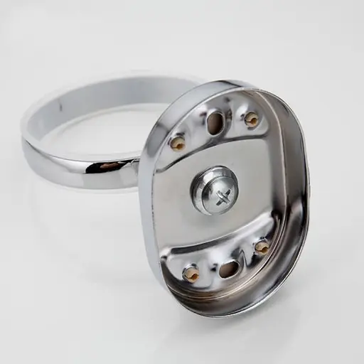 Склянка з тримачем Frap скло F1906 1/80 хром - фото 3