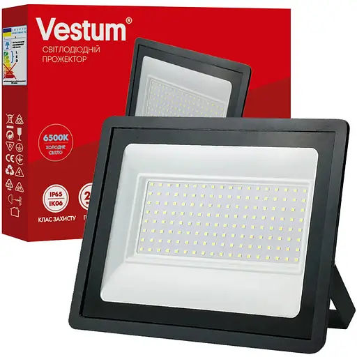 Світлодіодний прожектор Vestum 100W 6500K 180-260V IP65 1-VS-3017 - фото 1