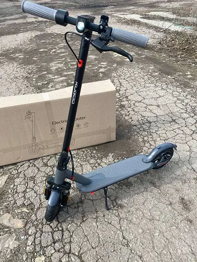 Электросамокат KUGOO М365 Pro MAX с передним амортизатором 13Ah серый(2025) - фото 8