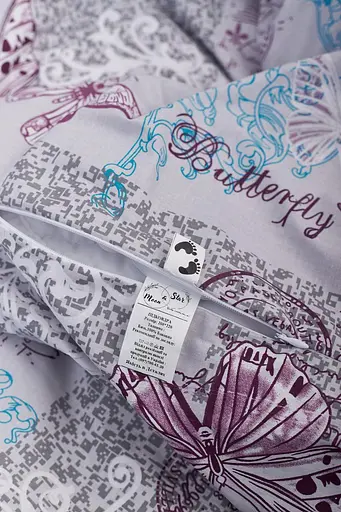 Пододеяльник Moon&Star Бязь Gold Люкс Butterfly King Size 220x240 см - фото 6