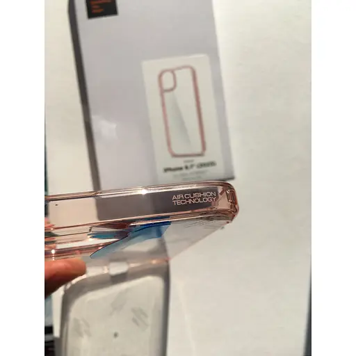 Противоударный прозрачный чехол Spigen Ultra Hybrid для iPhone 15 Rose Crystal ACS06795 - фото 4