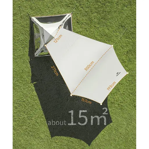 Намет тримісний автоматичний з тентом Naturehike Ango CNK2550WS010 S (Сірий) - фото 8