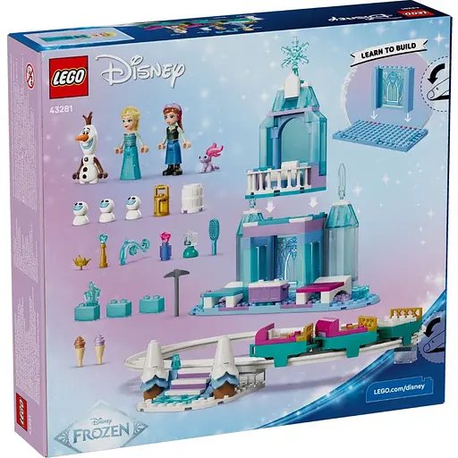 Конструктор LEGO Disney Frozen Крижаний палац Ельзи та веселе катання на санчатах 216 деталей (43281) - фото 7