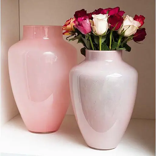 Ваза Lefard Olaf Pink стеклянная 37х24 см (804-161) - фото 2