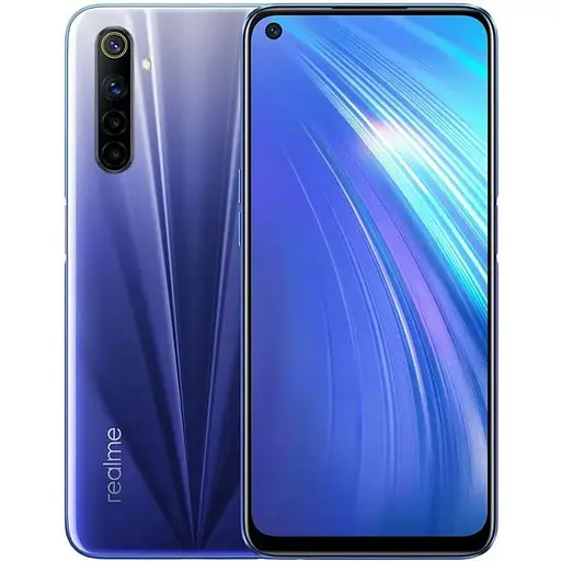 Смартфон Realme 6 128 GB Blue (Grade C) Seller Refurbished - фото 1
