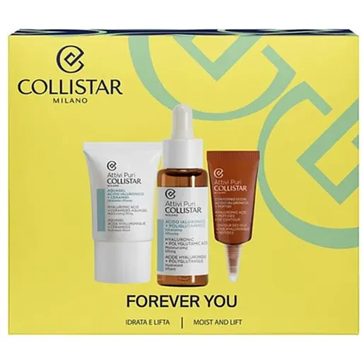 Набір для жінок Collistar Attivi Puri: Концентрат для обличчя 30 мл + Крем-аквагель для обличчя 15 мл + Концентрат для контуру очей 5 мл - фото 3