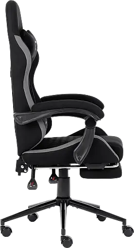 Геймерское кресло GT Racer черное с серым (X-2324 Fabric Black/Gray) - фото 3