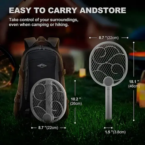 Электрическая мухобойка Epik WD-956 Rechargeable 1200mAh White [111174] - фото 3